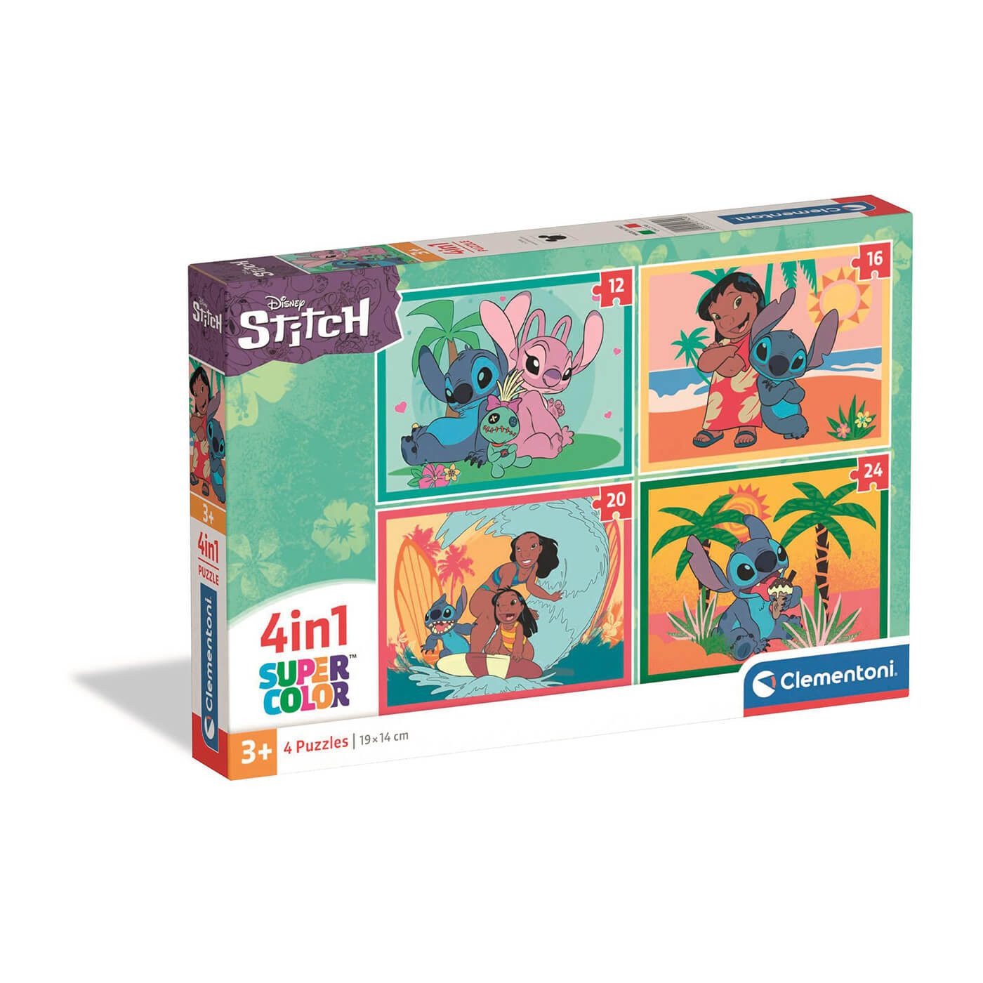 Clementoni Puzzle Stitch – 4w1 – 72 el. dla dzieci 3+