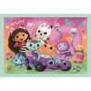 Clementoni Puzzle Koci Domek Gabi – 4w1 – 72 el. dla dzieci 3+