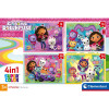 Clementoni Puzzle Koci Domek Gabi – 4w1 – 72 el. dla dzieci 3+