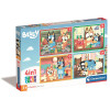 Clementoni Puzzle Bluey – 4w1 – 72 el. dla dzieci 3+