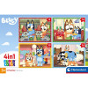 Clementoni Puzzle Bluey – 4w1 – 72 el. dla dzieci 3+