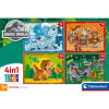 Clementoni Puzzle Dinozaury – 4w1 – 72 el. dla dzieci 3+
