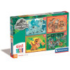 Clementoni Puzzle Dinozaury – 4w1 – 72 el. dla dzieci 3+