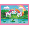 Clementoni Puzzle Jednorożce 4w1 – 72 el. Puzzle dla dzieci 3+