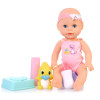 Lalka Natalia bobasek z akcesoriami  33 cm – lalka dzidziuś z nocnikiem siusia, pije