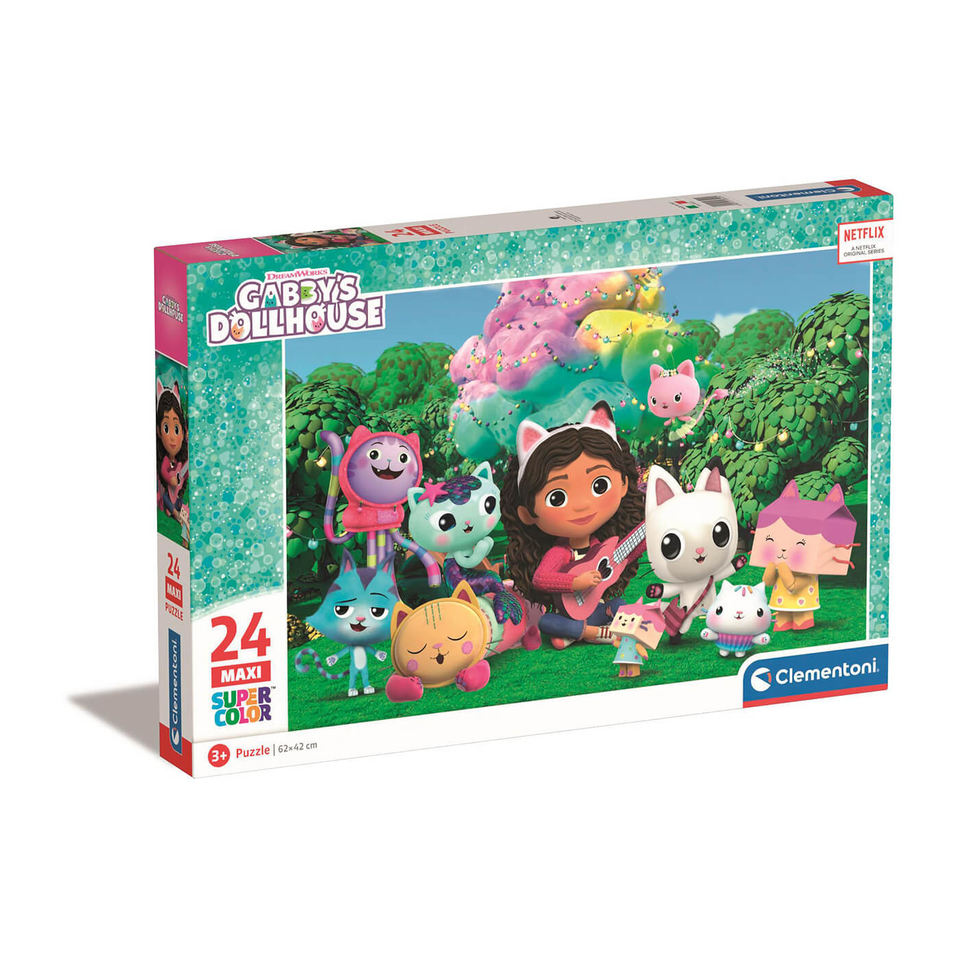 Puzzle 24 el. Maxi Super Color Domek Gabi Clementoni dla dzieci 3+