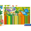 Puzzle 24 el. Maxi Super Color Dinozaury – Wesoła Oaza Clementoni dla dzieci 3+