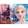Puzzle 2×60 el. Super Color Kraina Lodu Clementoni dla dzieci 4+