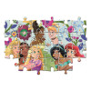 Puzzle 2×60 el. Super Color Księżniczki Disneya Clementoni dla dzieci 4+