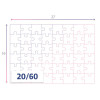 Puzzle 2×60 el. Super Color Księżniczki Disneya Clementoni dla dzieci 4+