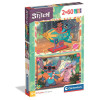 Puzzle 2×60 el. Super Color Stitch Clementoni dla dzieci 4+
