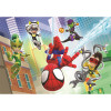 Puzzle 2×60 el. Super Color Spidey i superkumple Clementoni dla dzieci 4+