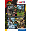 Puzzle 2×60 el. Super Color Jurassic World Clementoni dla dzieci 4+