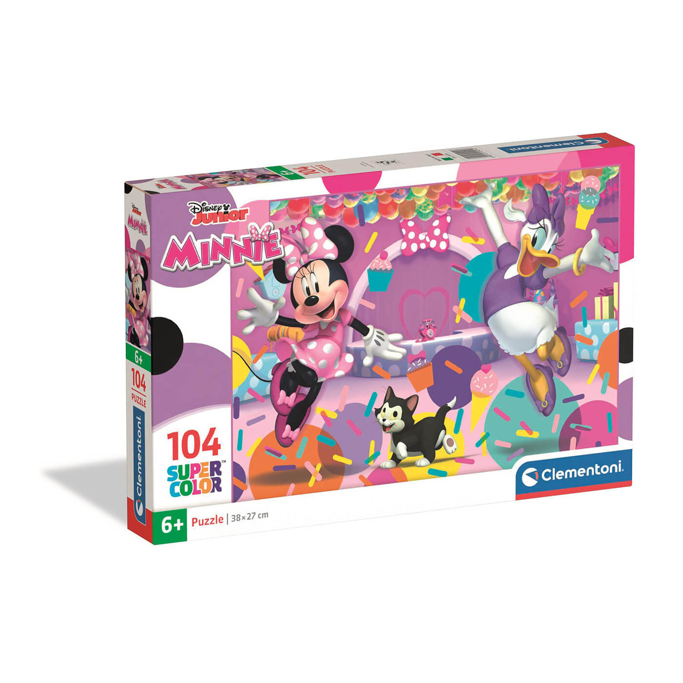 Puzzle 104 el. Super Color Myszka Minnie Clementoni dla dzieci 6+