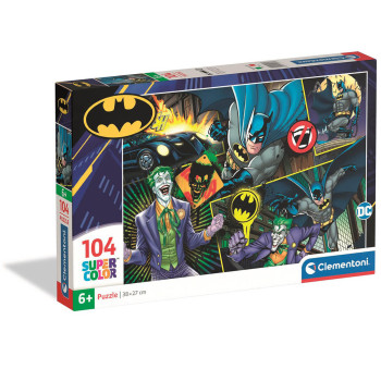 Puzzle 104 el. Super Color Batman Clementoni dla dzieci 6+
