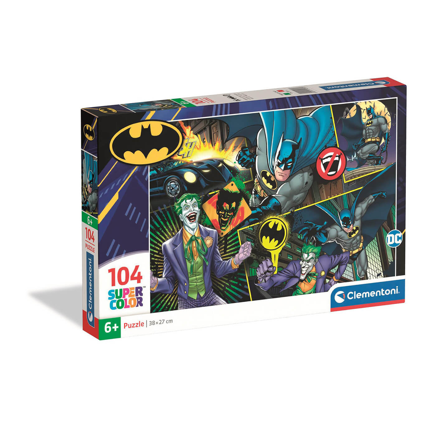 Puzzle 104 el. Super Color Batman Clementoni dla dzieci 6+