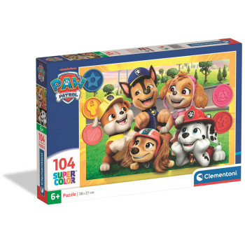 Puzzle 104 el. Super Color Psi Patrol Clementoni dla dzieci 6+
