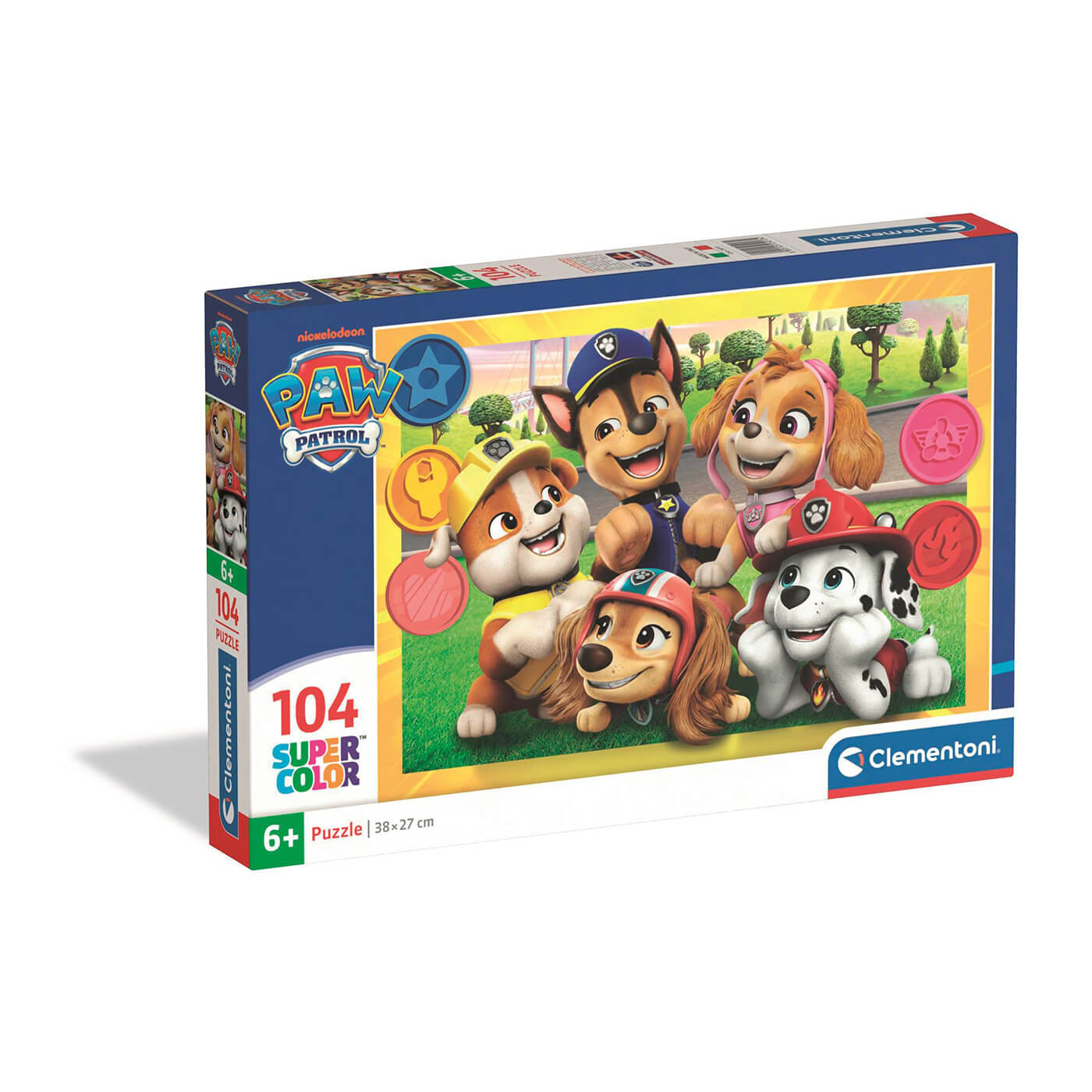 Puzzle 104 el. Super Color Psi Patrol Clementoni dla dzieci 6+