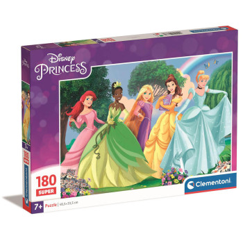 Puzzle 180 el. Super Księżniczki Disneya Clementoni dla dzieci 7+