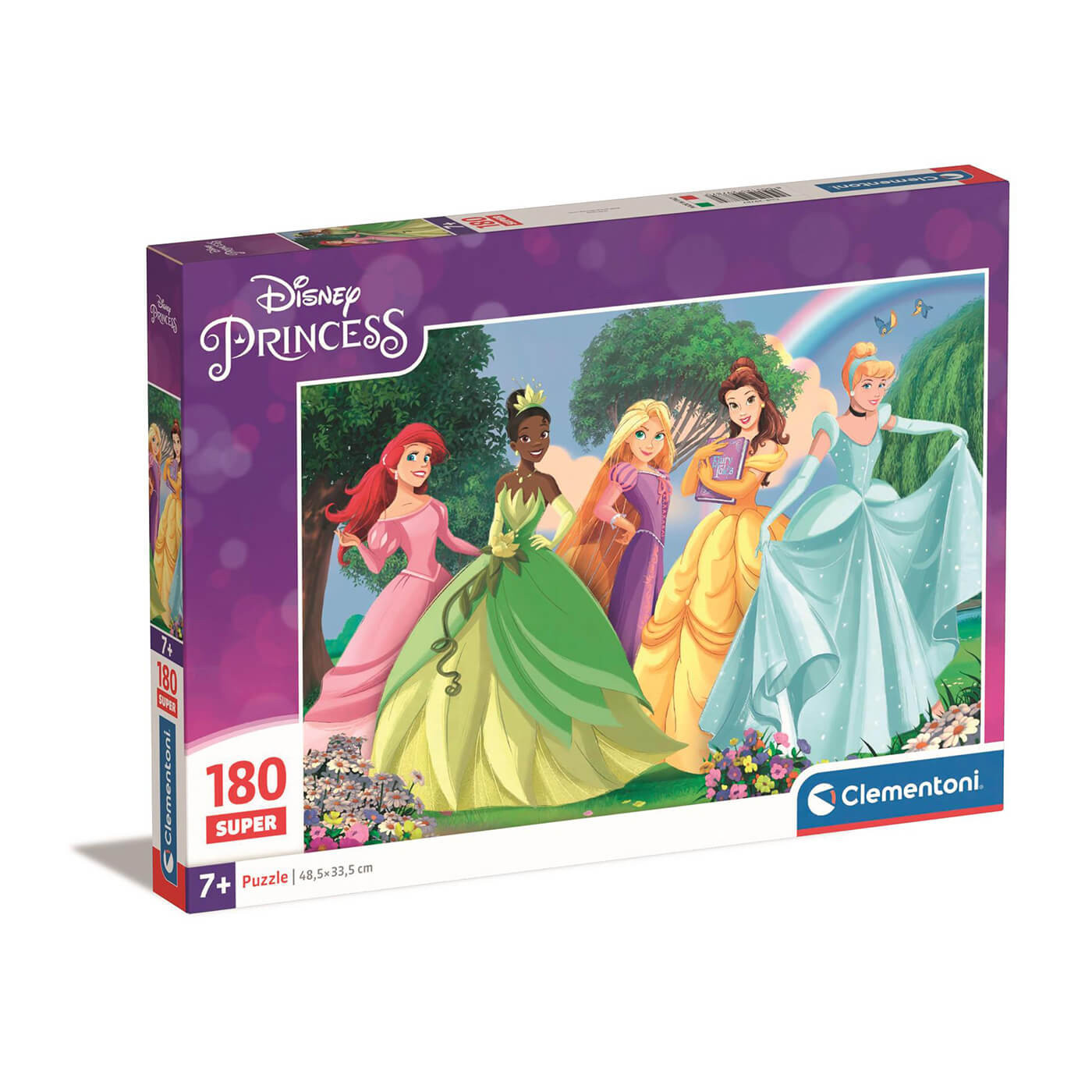 Puzzle 180 el. Super Księżniczki Disneya Clementoni dla dzieci 7+
