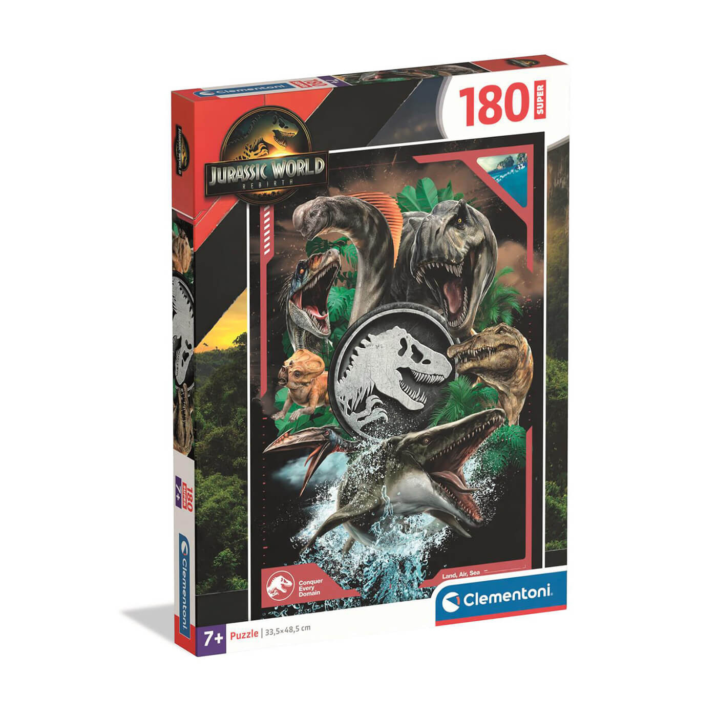 Puzzle 180 el. Super Jurassic World Clementoni dla dzieci 7+