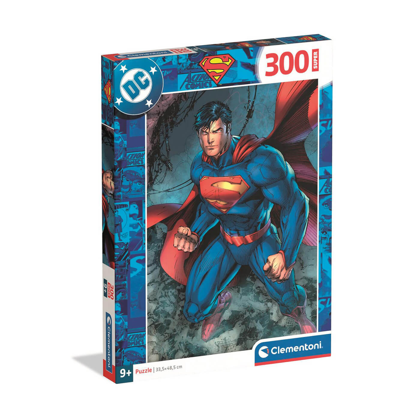 Puzzle 300 el. Super Color Superman Clementoni 9+