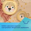 Miseczka z uszami 400 ml Canpol babies BabiesBoo żółta dla dzieci bez BPA