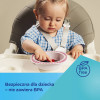 Miseczka z przyssawką Canpol babies Woodland 300 ml różowa 6m+