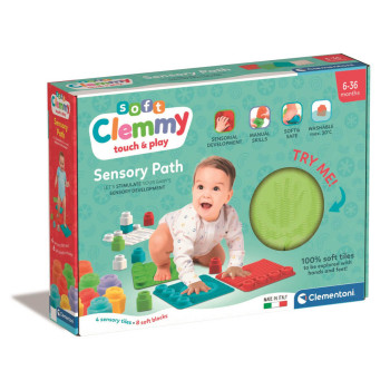 Clemmy ścieżka sensoryczna Clementoni dla dzieci 6–36 mies.