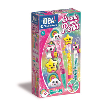 Mini fabryka długopisów Fantasy Clementoni dla dzieci 6+