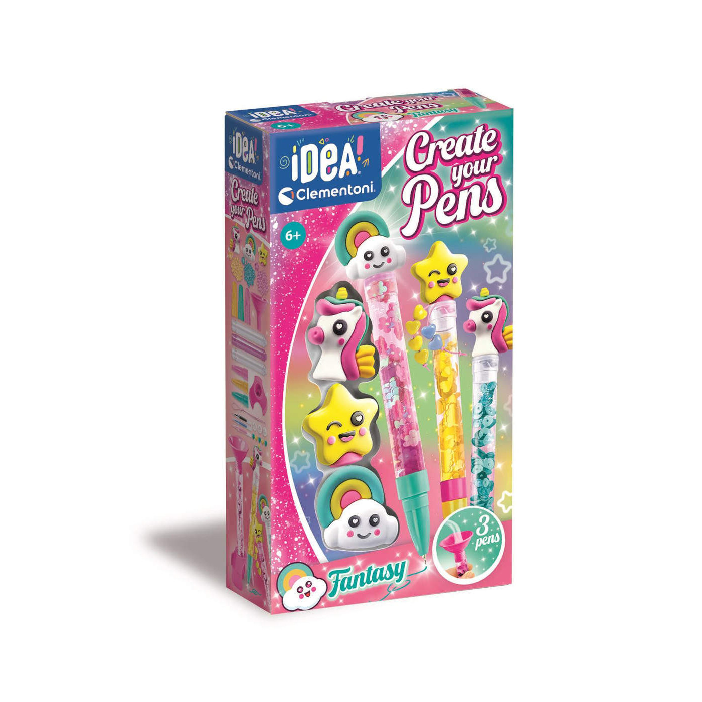 Mini fabryka długopisów Fantasy Clementoni dla dzieci 6+