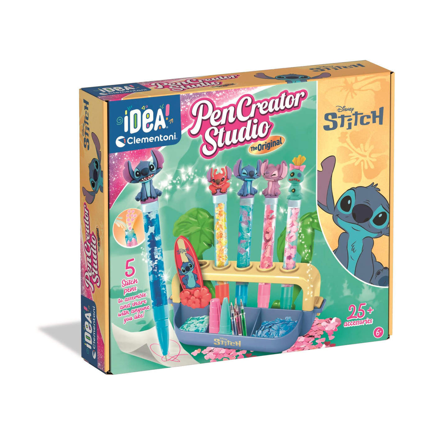 Fabryka długopisów Stitch Clementoni dla dzieci 6+