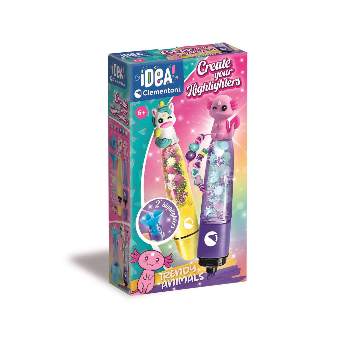 Mini fabryka markerów Magiczne zwierzęta Clementoni dla dzieci 6+