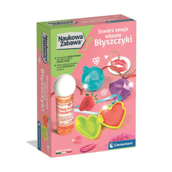Błyszczyki – zestaw do tworzenia balsamów Clementoni dla dzieci 8+