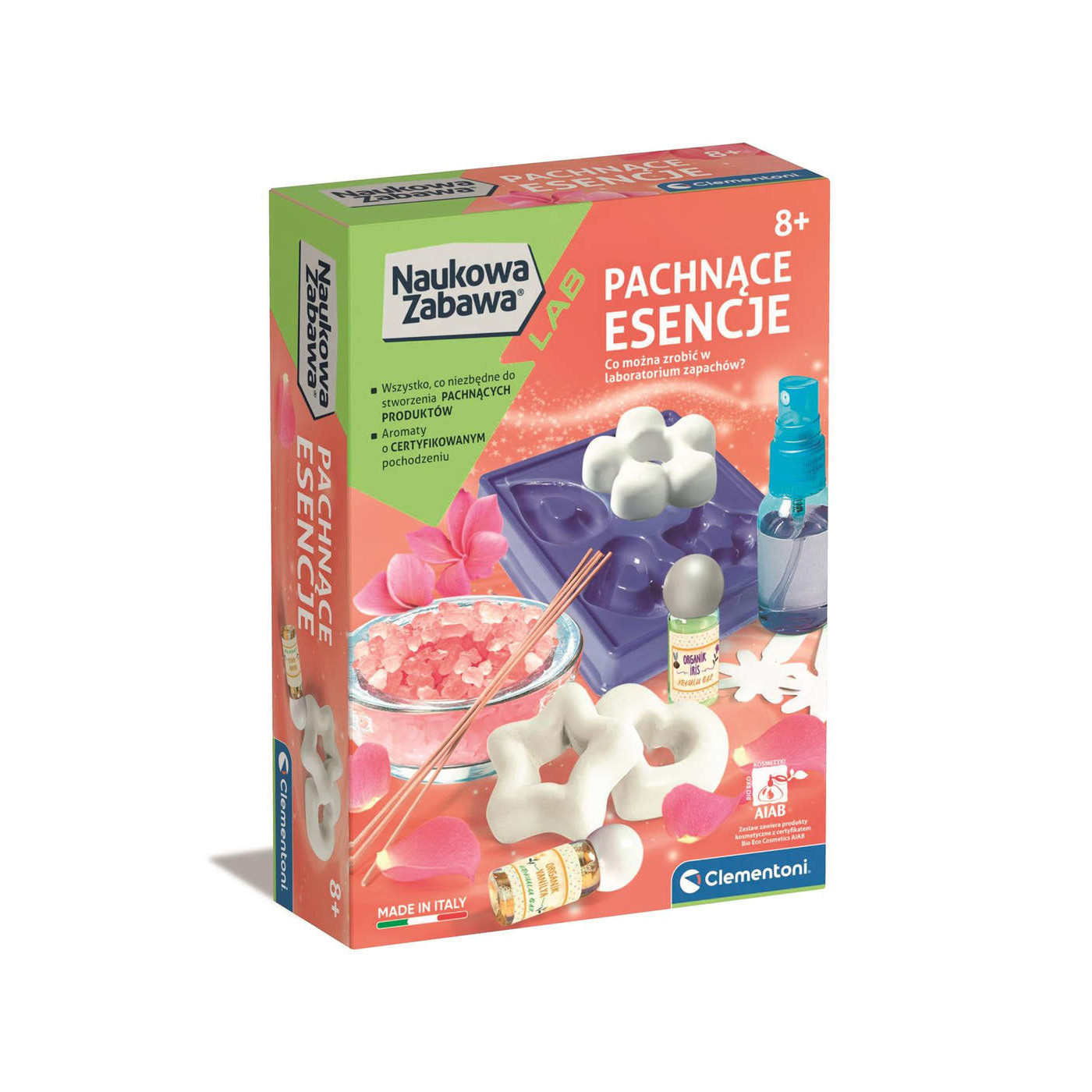 Pachnące esencje – zestaw do tworzenia perfum Clementoni dla dzieci 8+