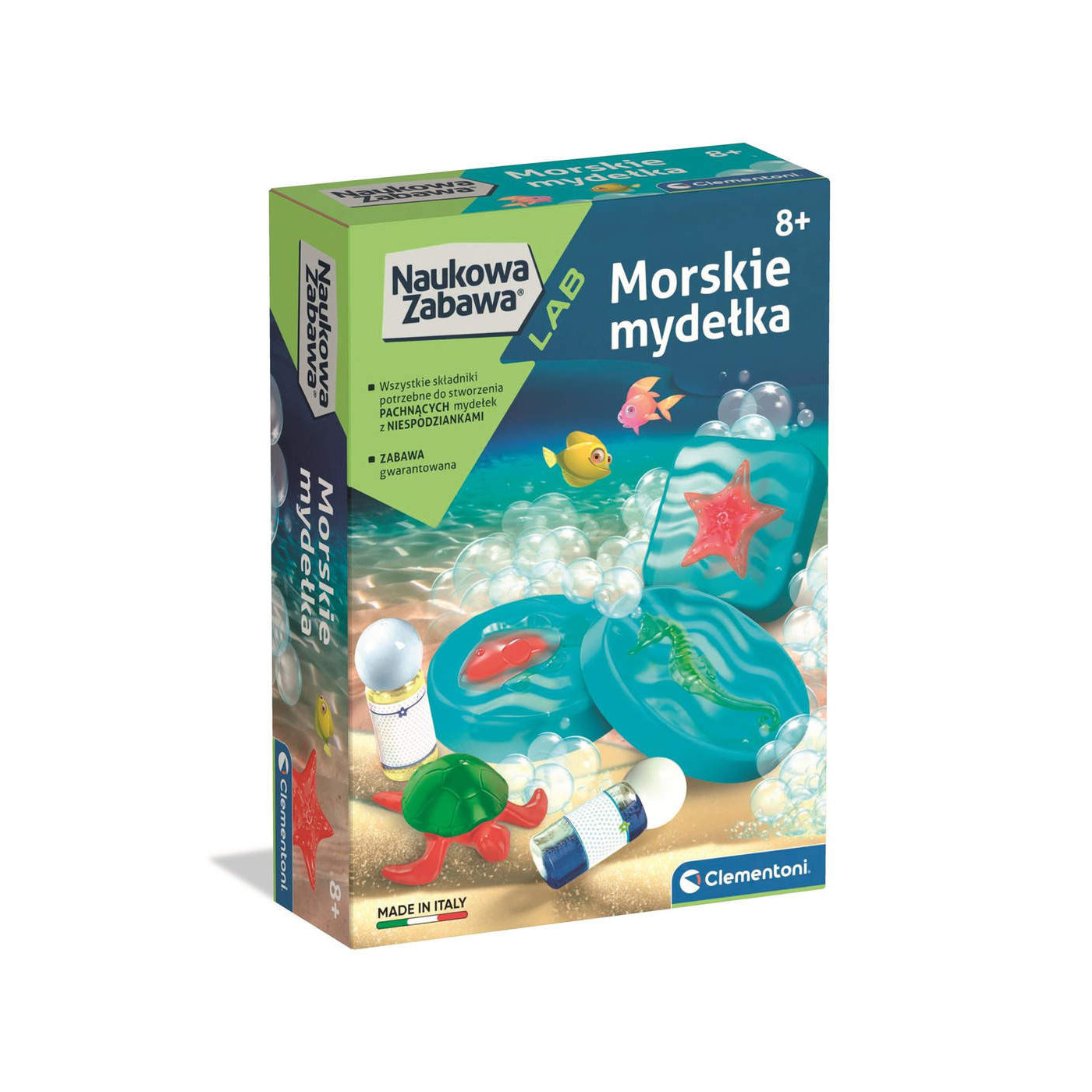 Morskie mydełka – zestaw kreatywny Clementoni dla dzieci 8+