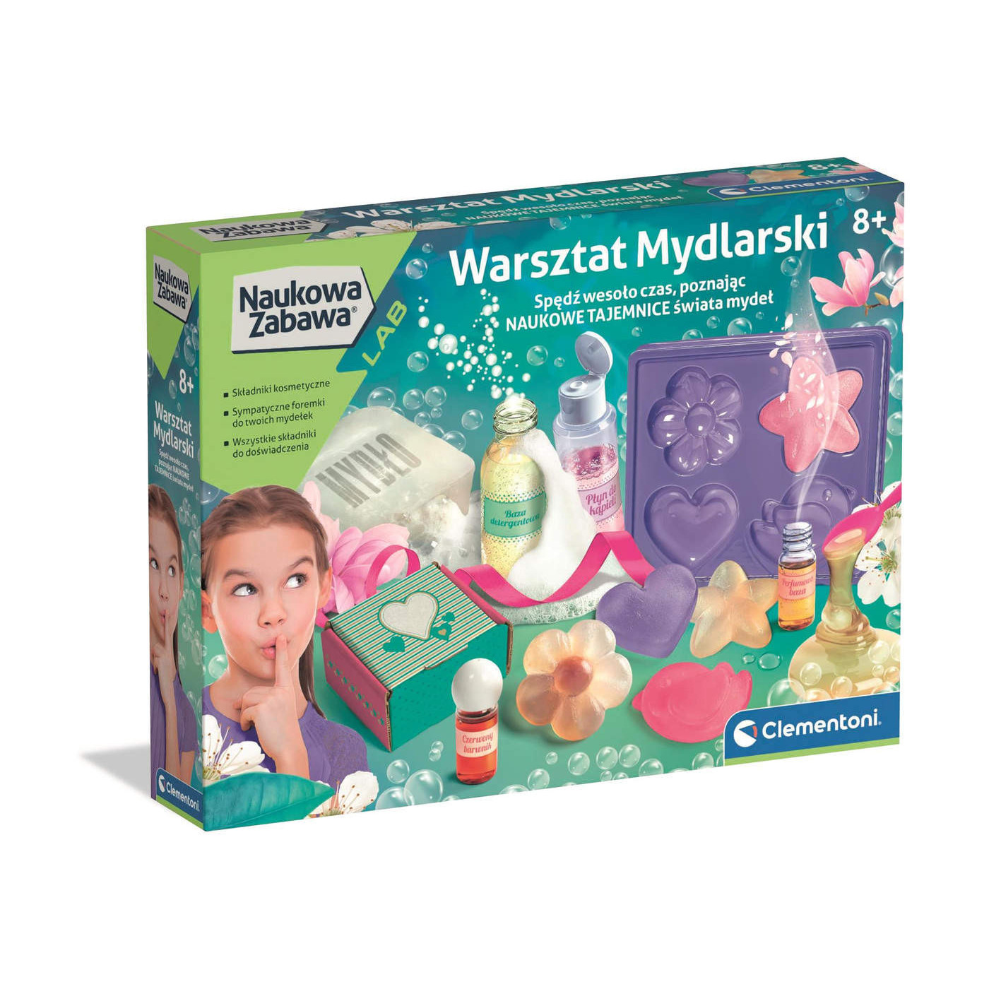 Warsztat mydlarski – zestaw naukowy Clementoni dla dzieci 8+
