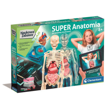 Super Anatomia – zestaw edukacyjny Clementoni dla dzieci 8+