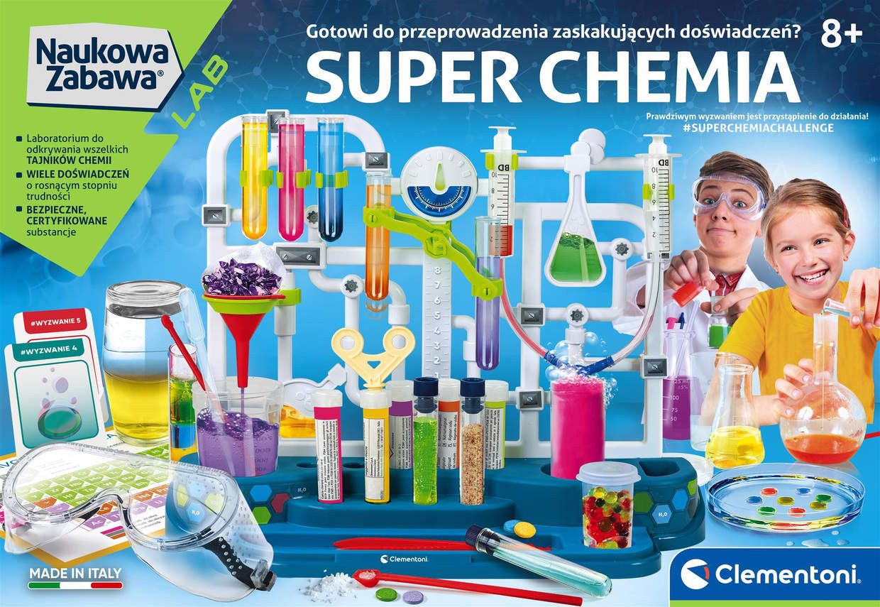 Doświadczenia chemia - zabawka dla dzieci 8+