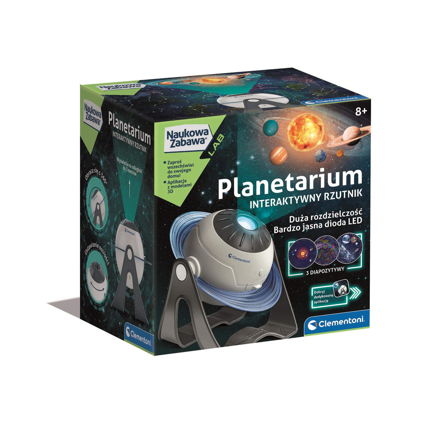 Planetarium – rzutnik kosmosu Clementoni dla dzieci 8+