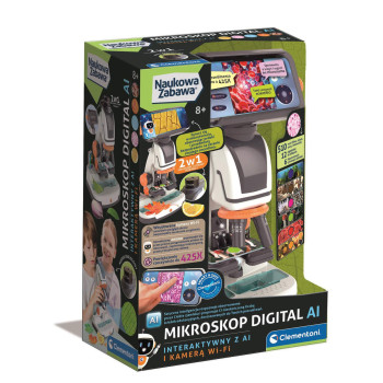Mikroskop cyfrowy Digital z Wi-Fi Clementoni dla dzieci 8+