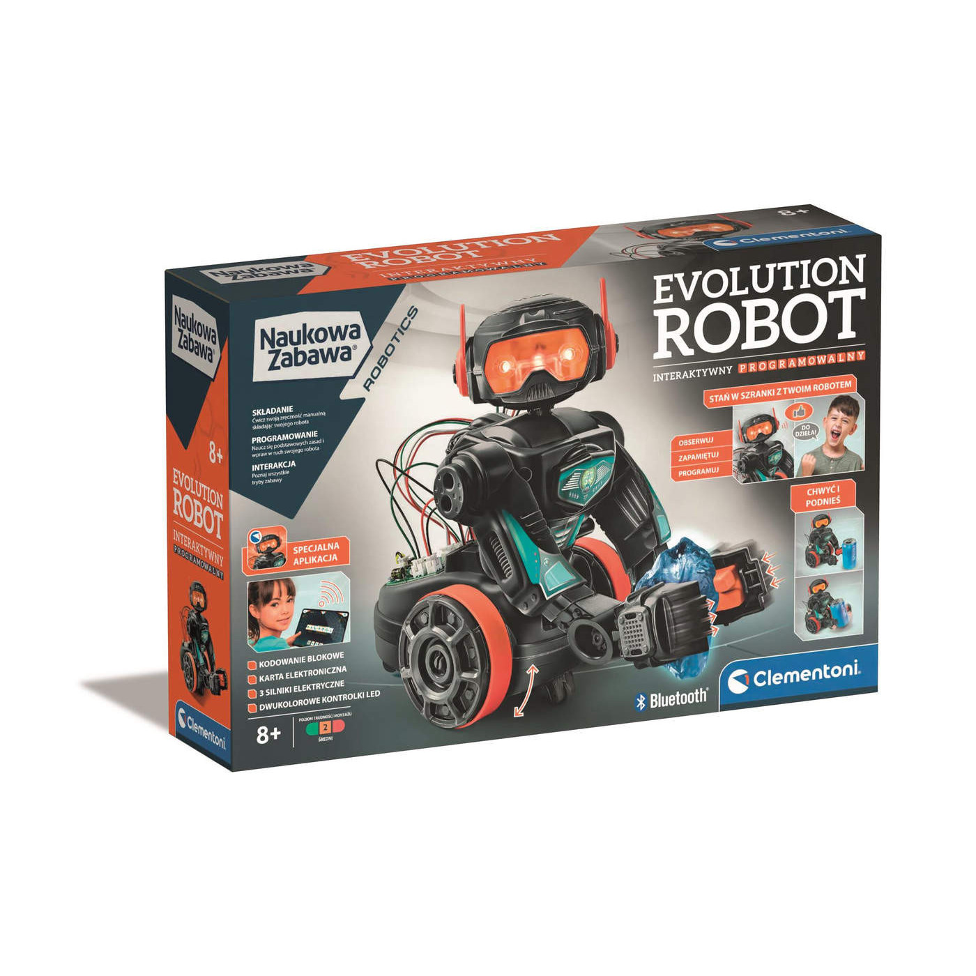 Evolution Robot 2.0 – robot do programowania Clementoni dla dzieci 8+