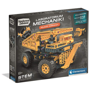Laboratorium Mechaniki – pojazd górniczy Clementoni dla dzieci 8+