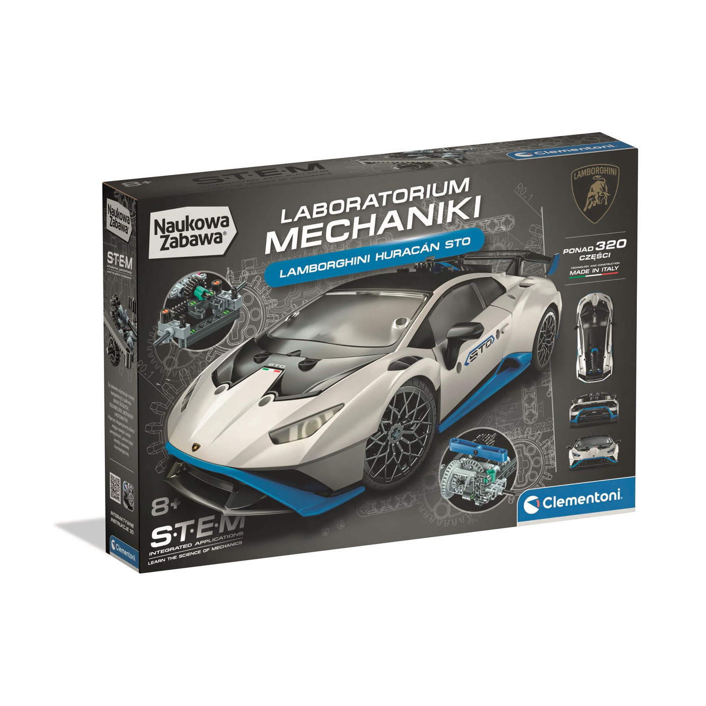 Laboratorium Mechaniki – Lamborghini Huracán STO Clementoni dla dzieci 8+