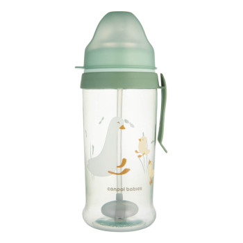 Bidon niekapek z rurką i odważnikiem 350ml Canpol babies | Goose