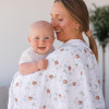 Pieluszki muślinowe 3 szt. ekstra miękkie BabyOno 100% bawełna mięta trójpak