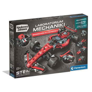 Samochód wyścigowy Laboratorium Mechaniki Clementoni 8+