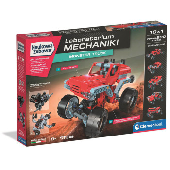 Klocki konstrukcyjne Monster Truck Laboratorium Mechaniki Clementoni 8+