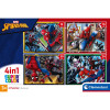 Puzzle 4w1 72 el. Super Color Spider-Man Clementoni dla dzieci 3+