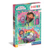 Puzzle 2×60 el. Super Color Koci Domek Gabi Clementoni – wzór 24819